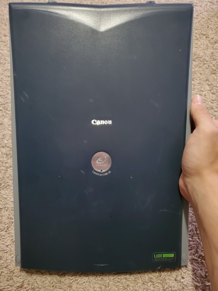 Canon CanoScan Lide 20 Flatbed Scanner Untested, No Cords