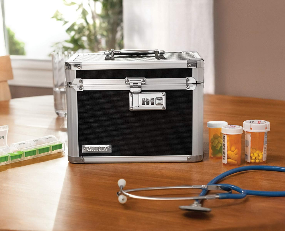 Secure Security Lock Boxes - Safe Combination Lock Box, Storage for Docu