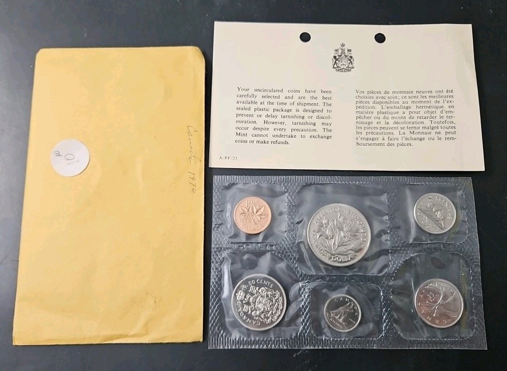 1970 Canada 6 Coin UNC Mint Set (CA.#31)