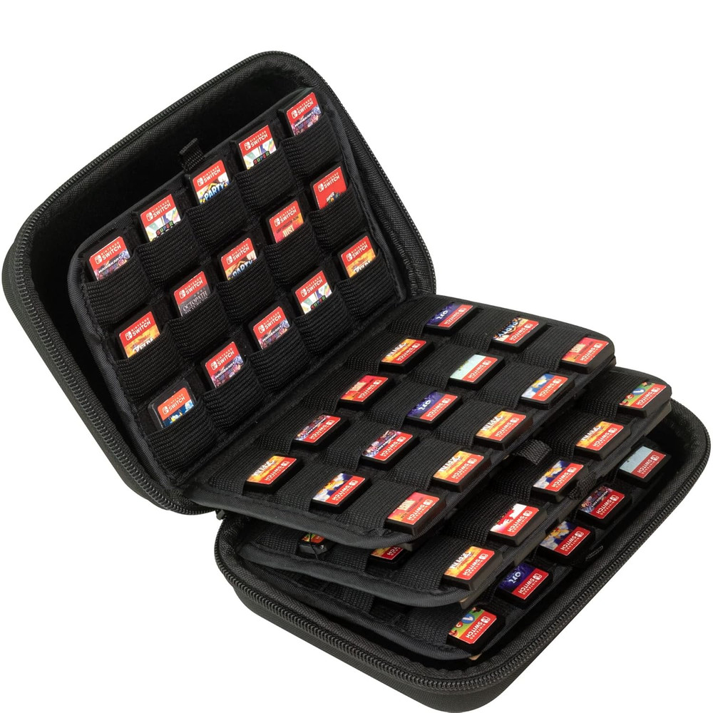 120 Switch Game Case for Nintendo Switch, Switch Game Card Storage Holder or SD