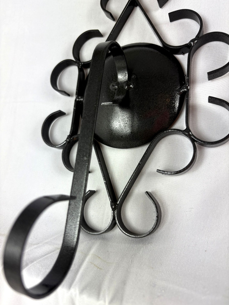 Vintage Metal Scroll Plant Hook 9"