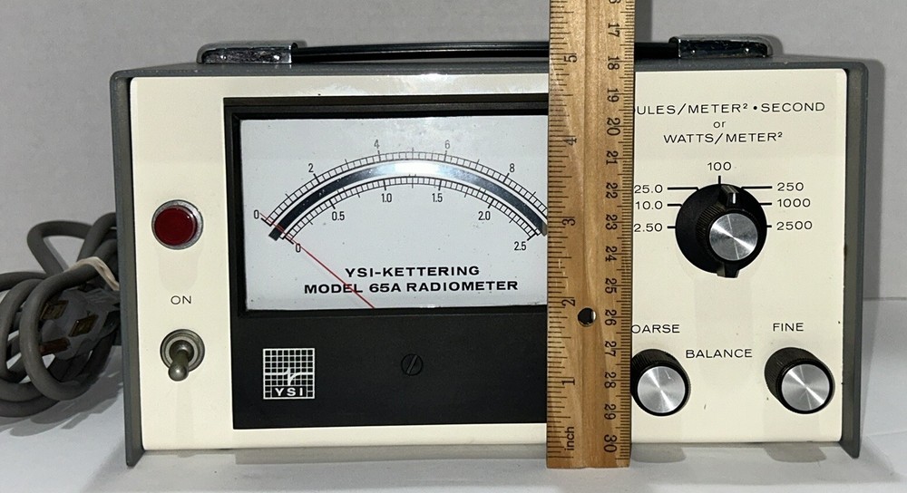 YSI Kettering Radiometer 65A Sensor Yellow Springs Instrument Powers On