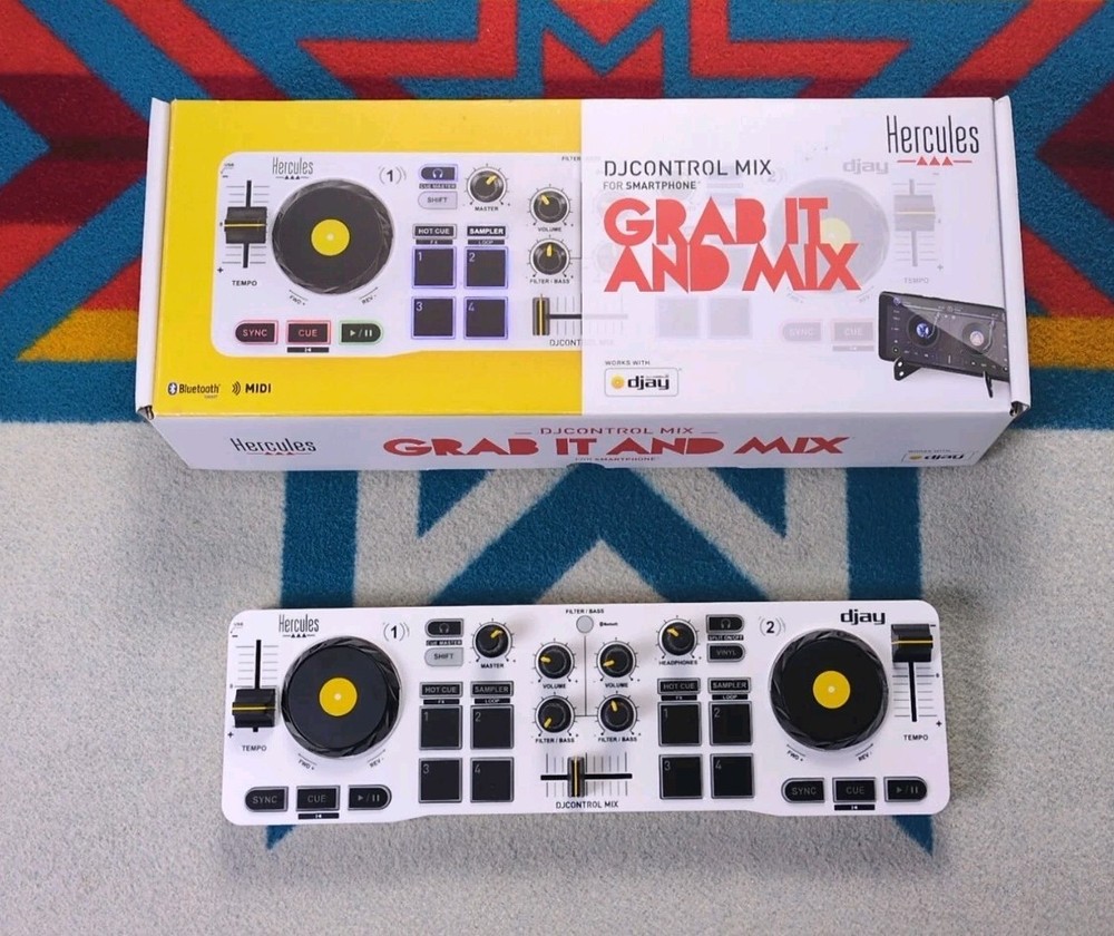 Hercules DJControl For Smartphone Mix Bluetooth Wireless DJ Control