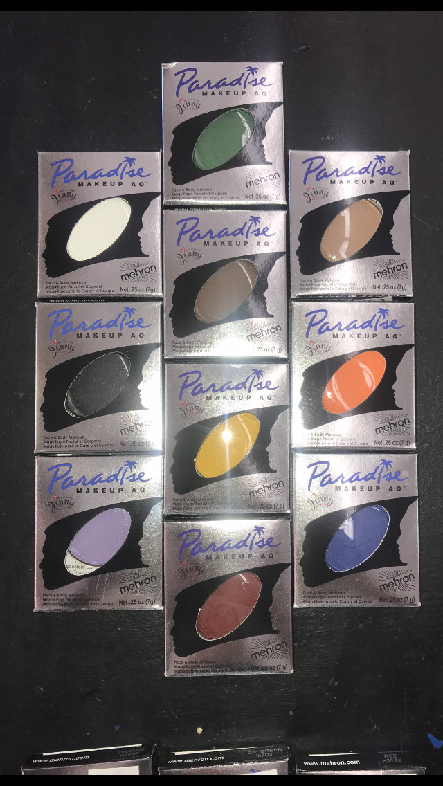 Mehron Paradise water activated Face and Body Paint Make-up AQ 7 g