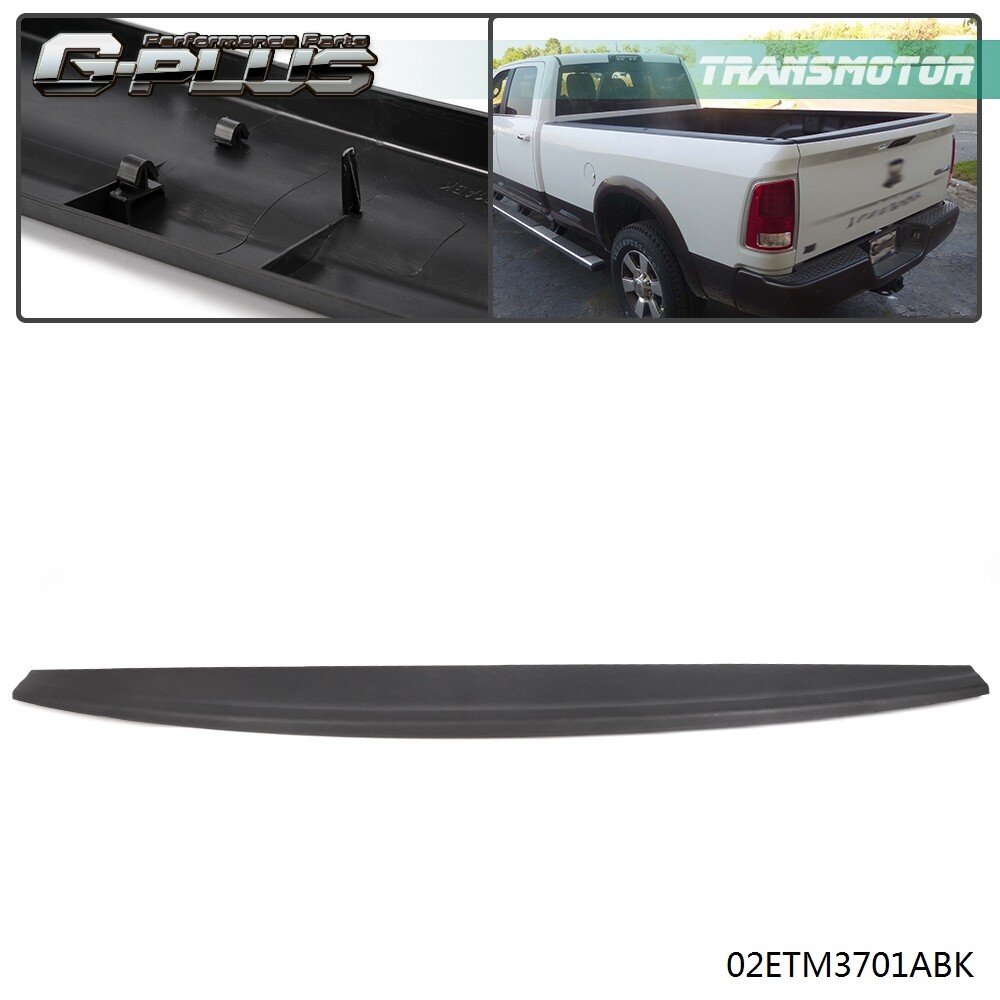 Fit For 09-18 Dodge Ram 1500,2500,3500 Tailgate Molding Cap Protector Spoiler