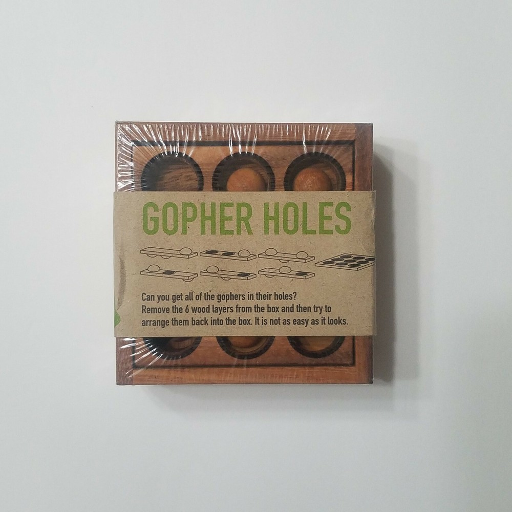 Gopher Holes Puzzle Game From Thailand