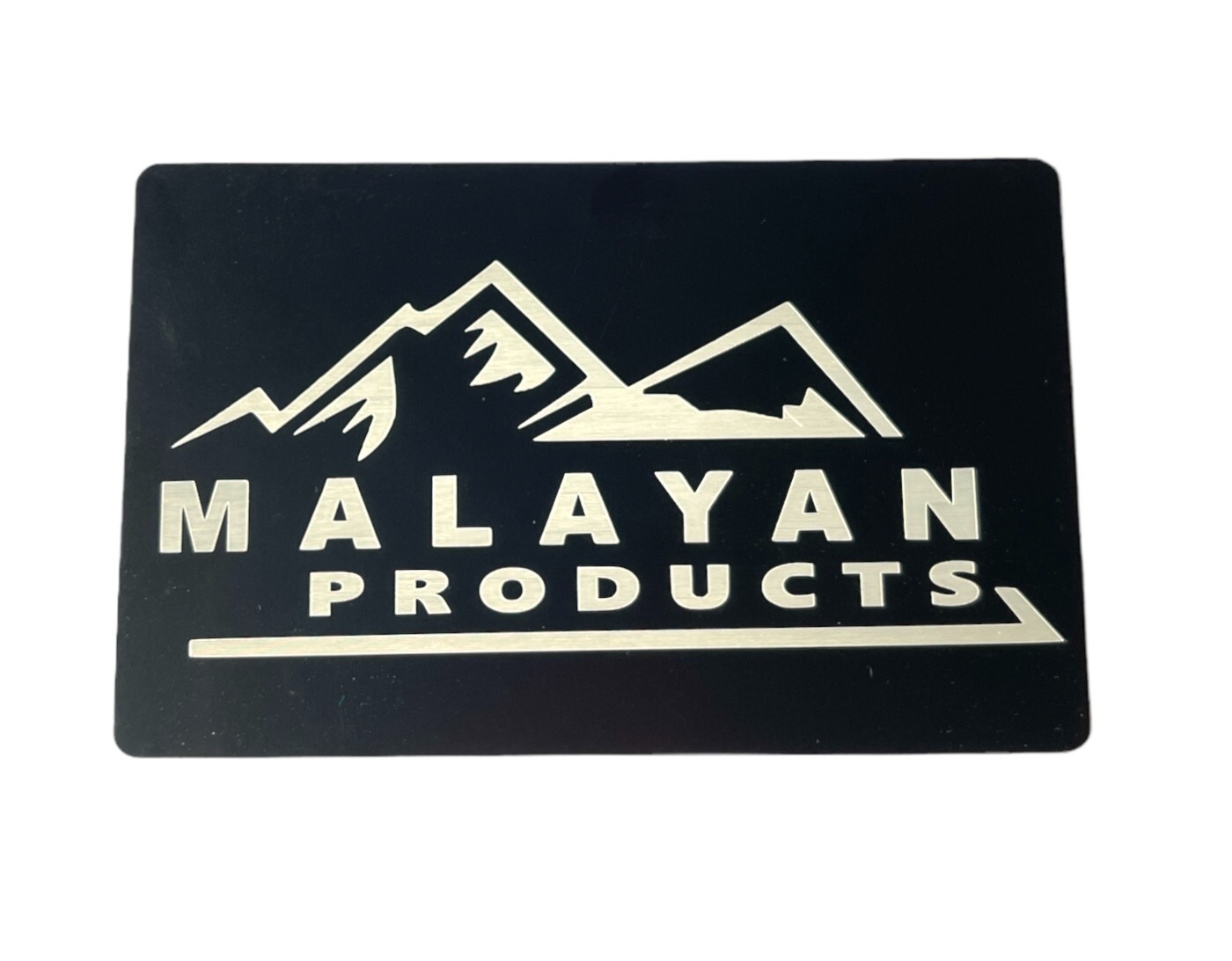 100 Black Anodized Aluminum Business Card Blanks Laser Engraving Sheet Metal