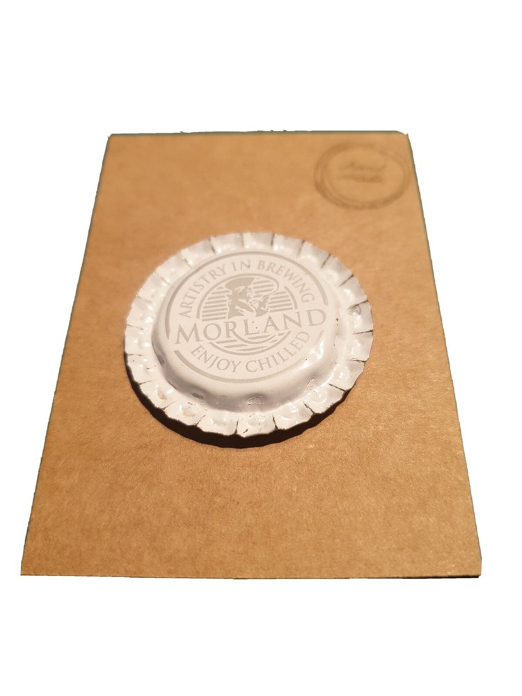 BOTTLE CAP FRIDGE MAGNET MORLAND WHITE