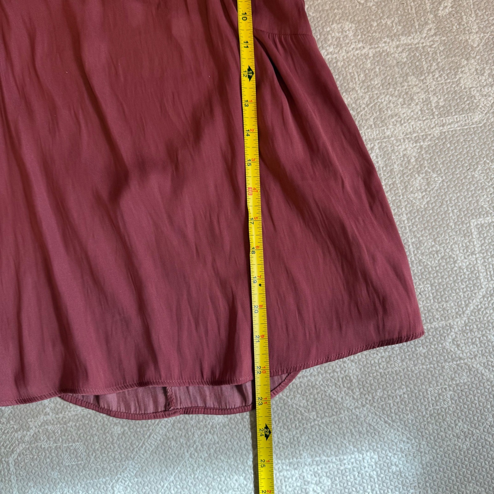 Free People Red Lace Trim Cami Tank Top Women's Size Small