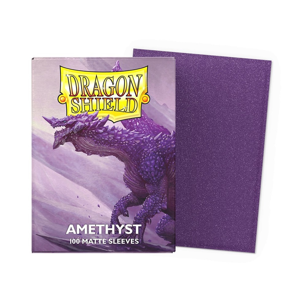 Dragon Shield Matte Amethyst 100 Protective Sleeves