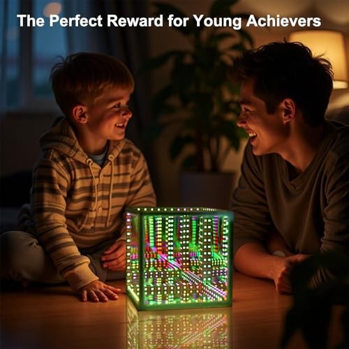 Infinity Hyper Cube LED Light LED Controller with Stand, Controller Built-in