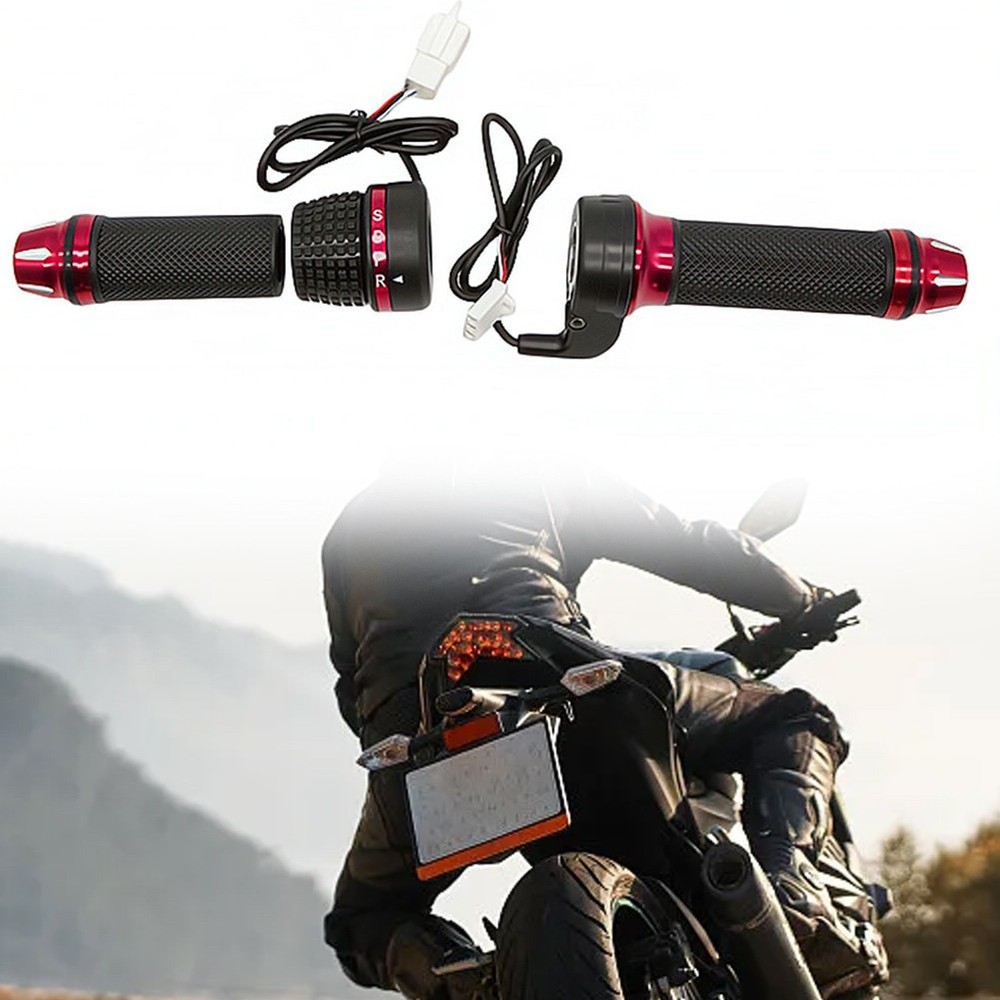 High Compatibility Electric Vehicle Throttle Grip ABS + Rubber Material