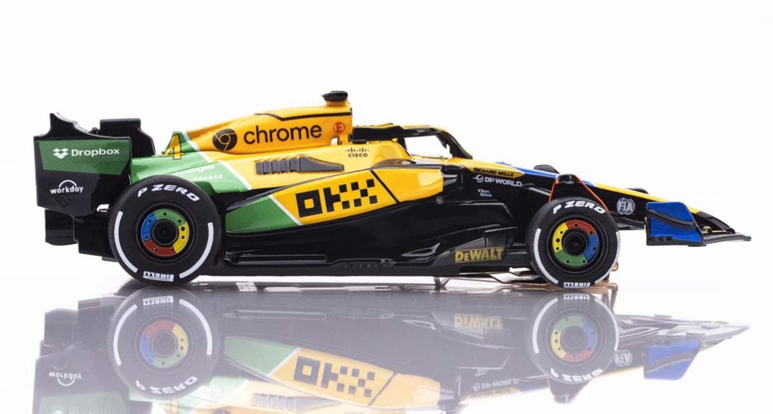 AFX Mega G+ McLaren F1 MCL38 #4 Senna Monaco HO Slot Car #22120 FREE SHIPPING!!