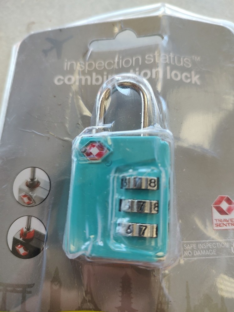 CVS TSA Inspection Status Combination Lock