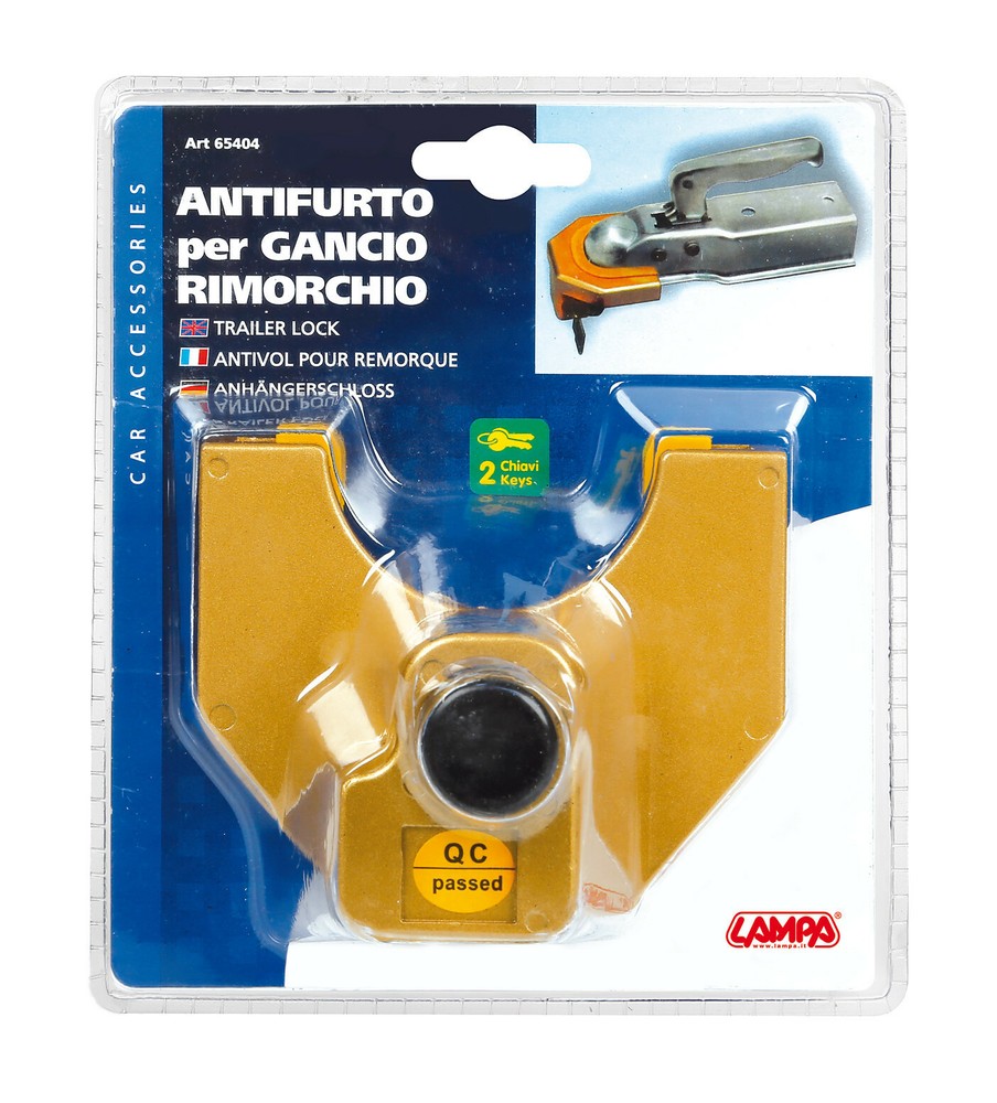 ANTI-THEFT FOR LAMP TRAILER HOOK