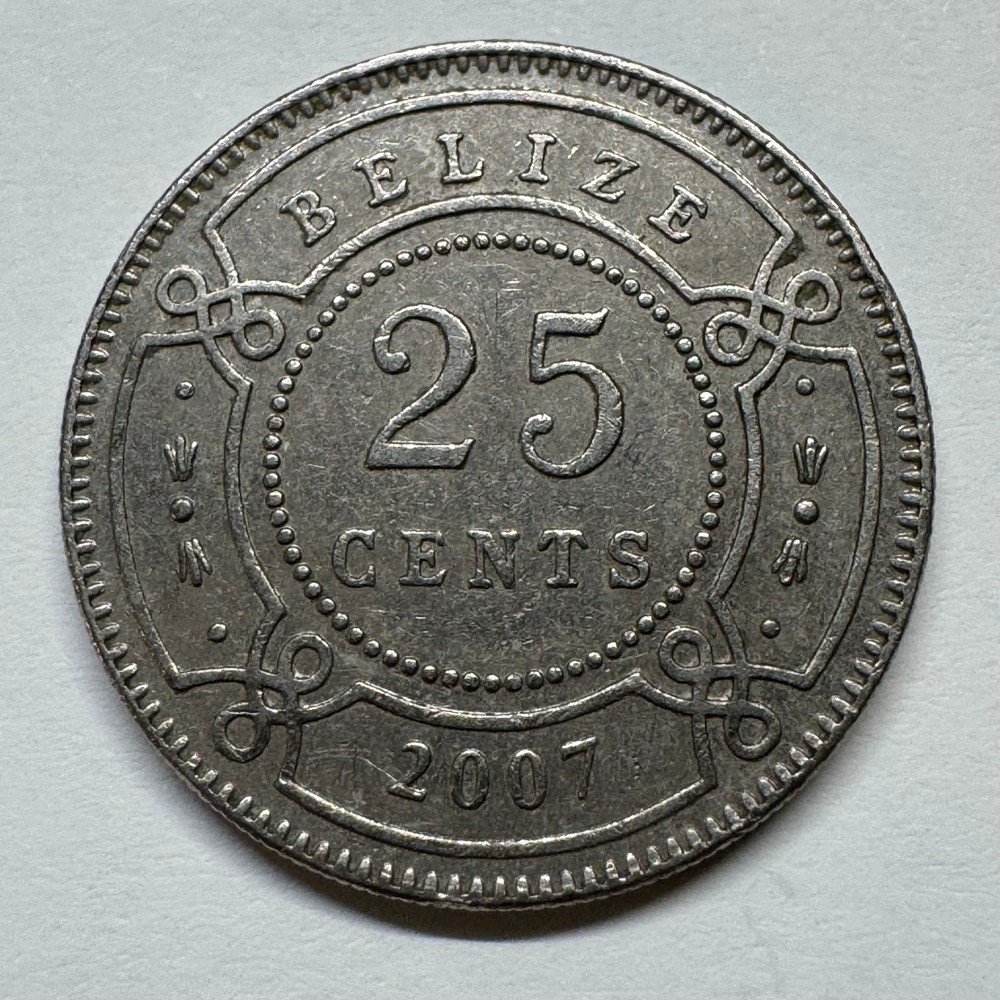 2007 Belize 25 Cents - Coin #D-023