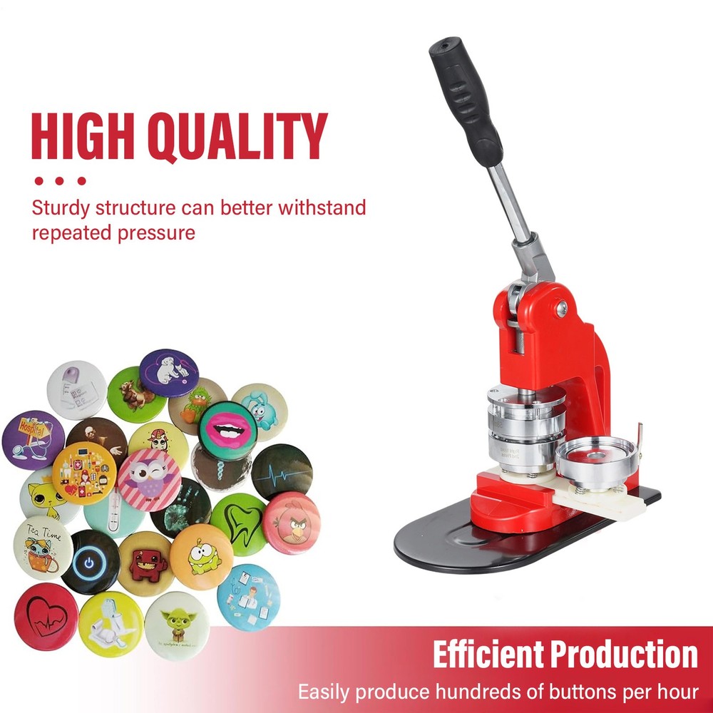 32/58/75mm Button Maker Kit Button Maker Pin Badge Press Magnet Machine