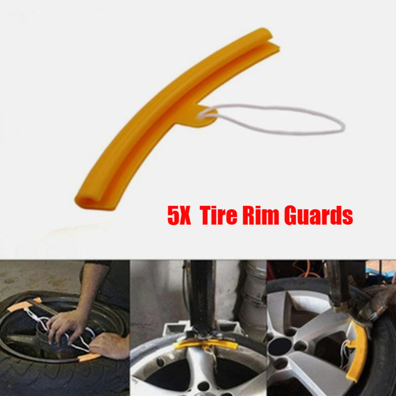 Tire Changer Guard Rim Protector Wheel Changing Rim Edge Savers Tool 5pcs