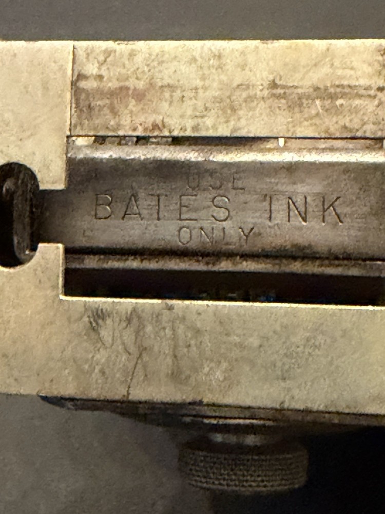 Bates Numbering Machine Style A – 5 Wheels – Serial 805908 – Working