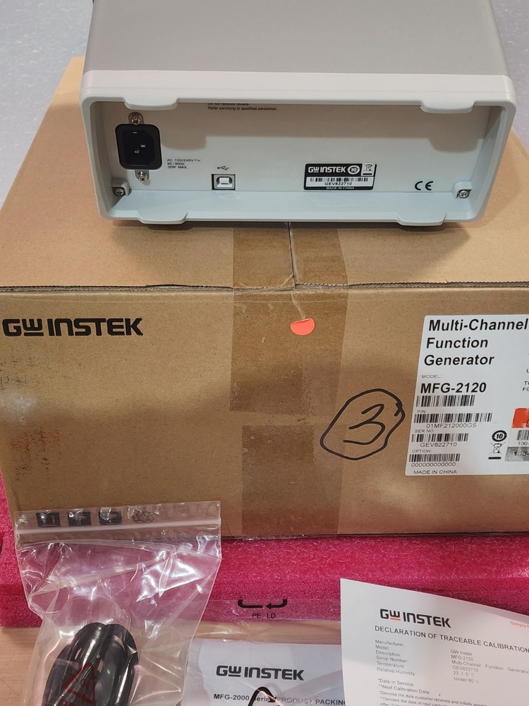 GW Instek MFG-2120 Multi Channel Function Generator NEW!