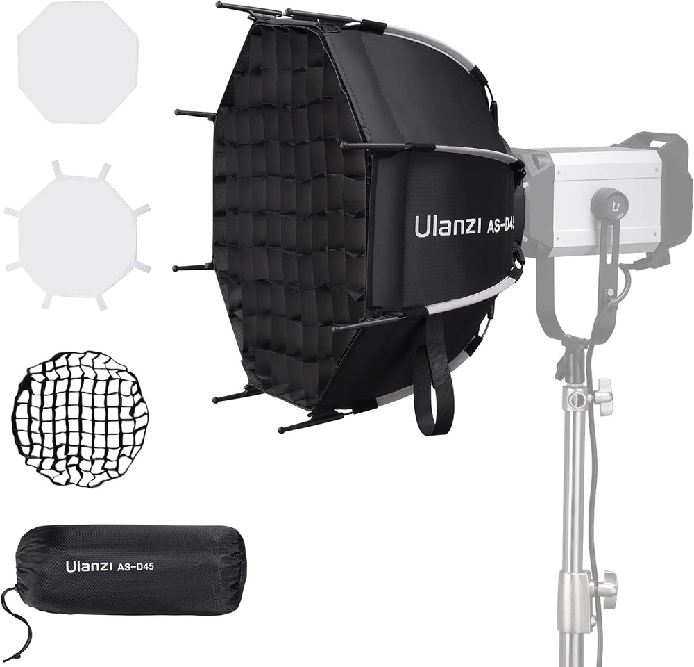 18''/45Cm Parabolic Softbox Quick Release - Compatible with GODOX M200D/M300D, A