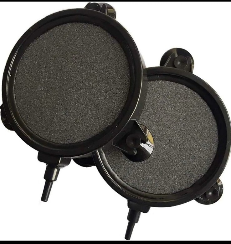 4.2-Inch Air Stone Disc Bubble Diffuser with Suction Cups for 4 PCS