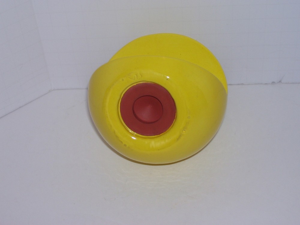 Vintage Pac Man Ceramic Pencil Holder