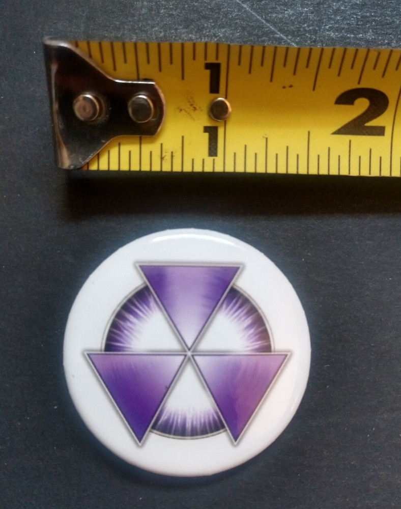 2011 DC COMICS   FLASHPOINT   THE OUTSIDER   1.5"  PROMOTIONAL PIN-BACK BUTTON