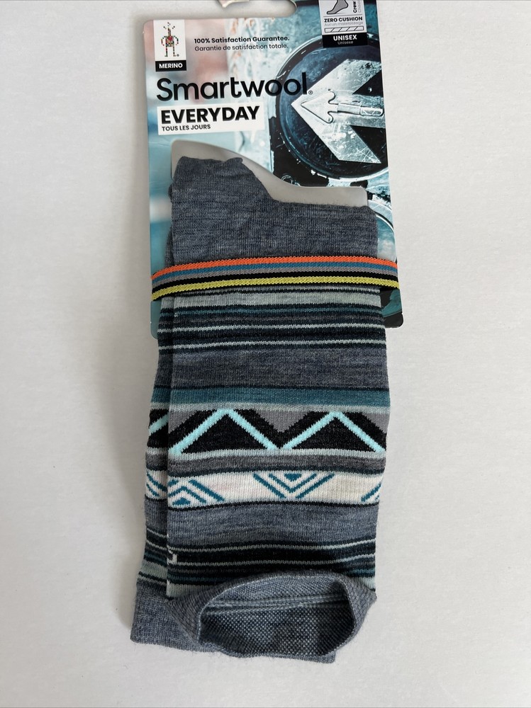 Smartwool Men’s Everyday Light Cushion Crew Socks L NWT