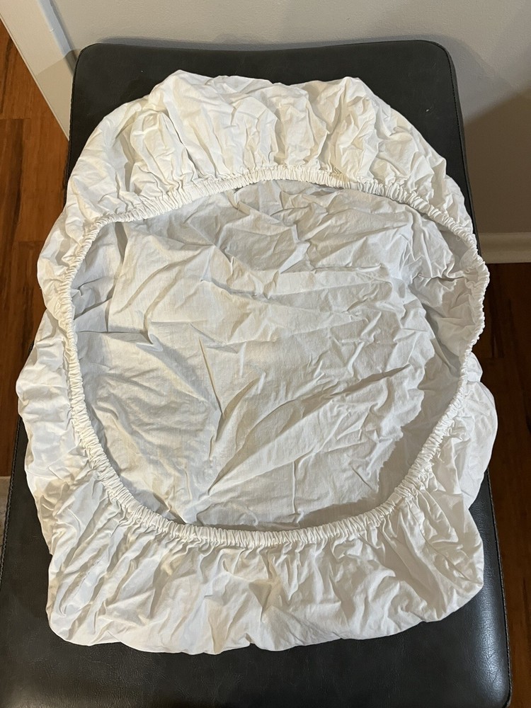 bassinet for baby Crib Sheet White 2 Pc
