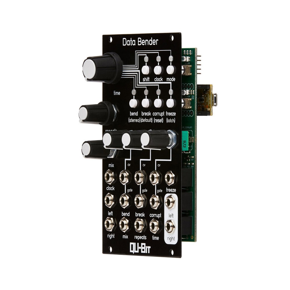 Qu-Bit Data Bender Circuit Bent Digital Audio Buffer Module - Black