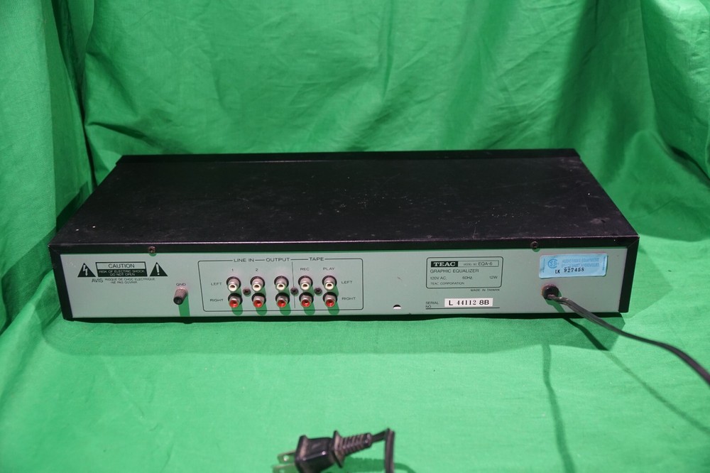 TEAC EQA-6 EQ Graphic Equalizer LED Lighted 10 Band