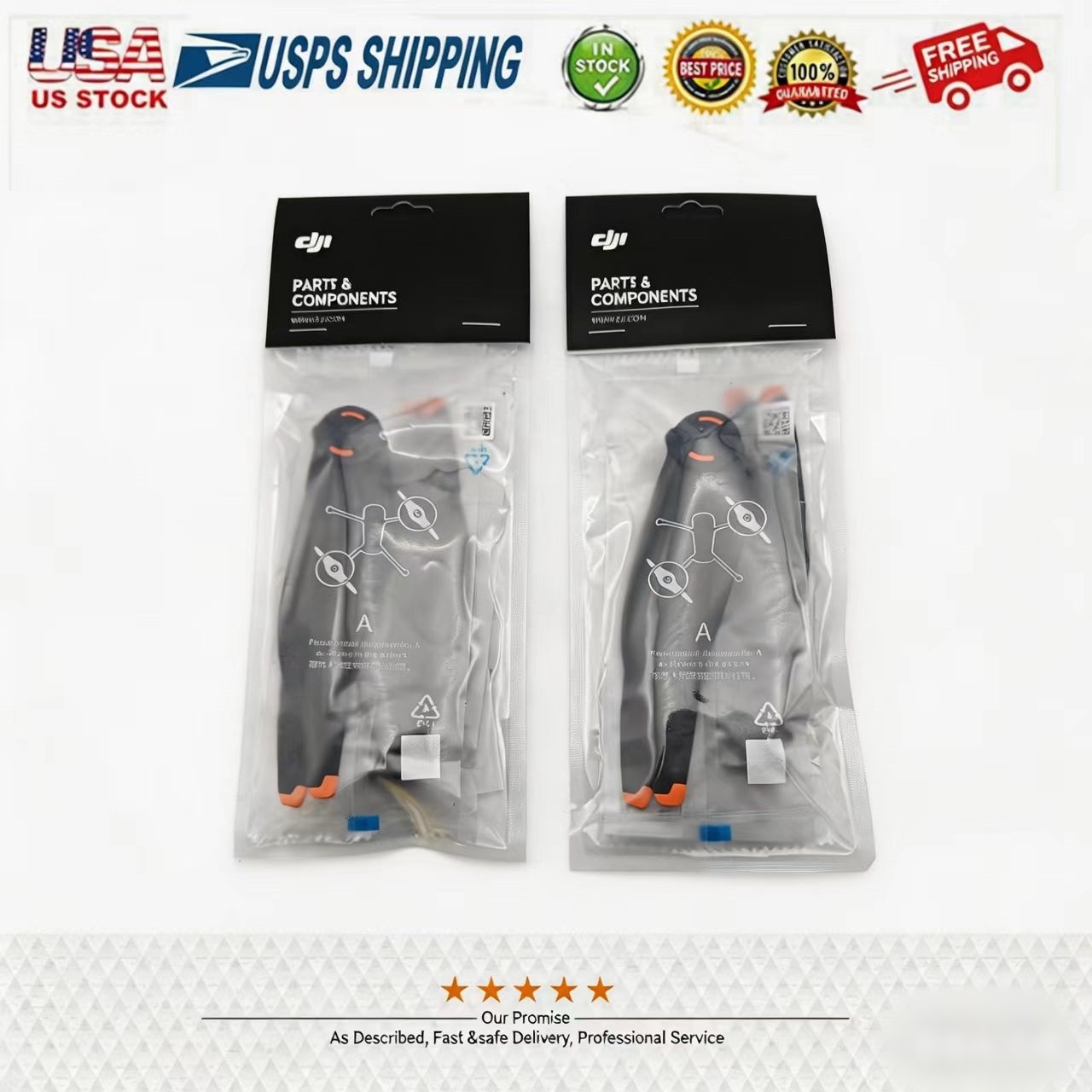 2 pairs - DJI Mavic 4 Pro Propellers (pair) CW & CCW Original Brand New