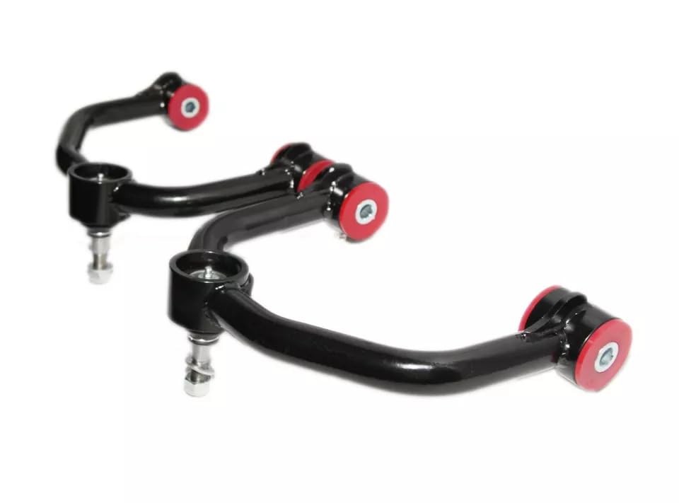 Front Upper Control Arms Compatible with Ford F-150Suspension Kits Tubular Black