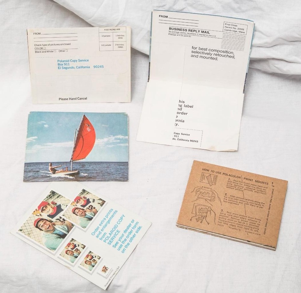 Polaroid Polacolor Print Mounts (9 included)