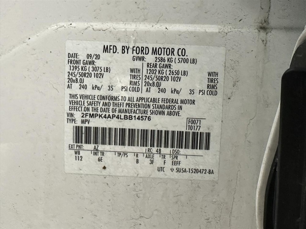 Camera/Projector Camera Windshield Mounted Fits 19-24 EDGE 2832342