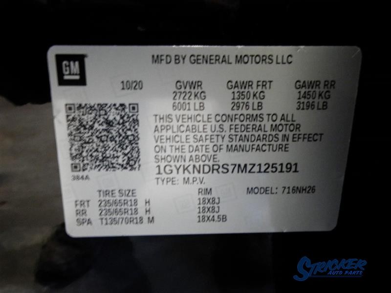 Cadillac XT5 2021-2024 Telematics Interface Module 84967425 3373