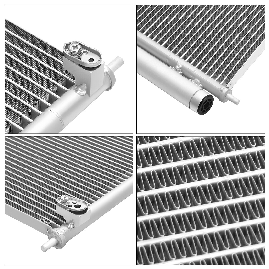 Radiator + A/C Condenser for 2013 2014 2015 2016 2017 Honda Accord 2.4L 3.5L