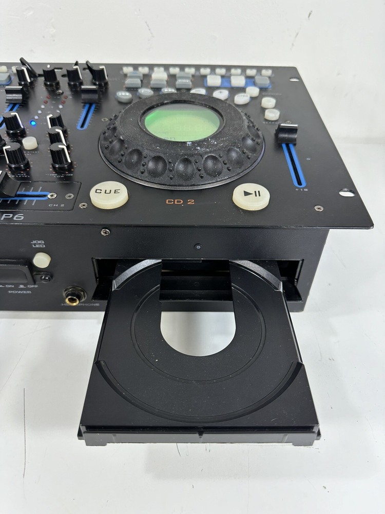 Technical Pro DMXP6 Double CD Mixer with USB, Scratch and BPM ~ Partially Works