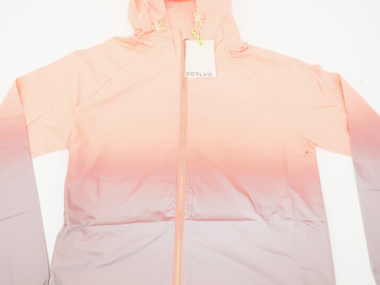 New! GOFLUO Billie Reflective Jacket Size XS Adult/Women's Coral/Pink