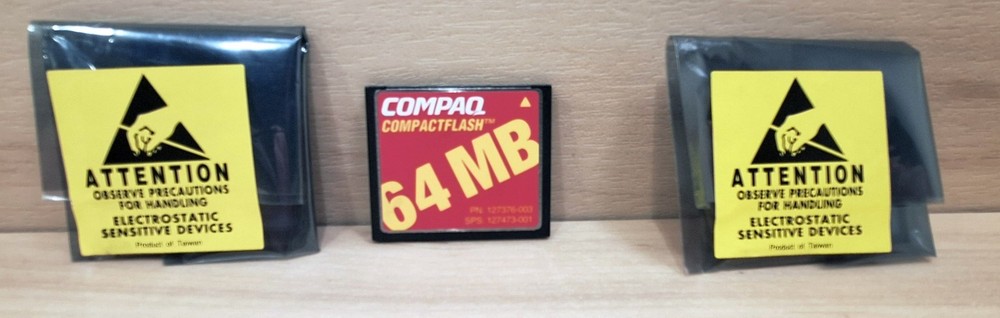 Compaq Flash Memory Card 64 MB CompactFlash Hewlett-Packard 127376-003 Grade A