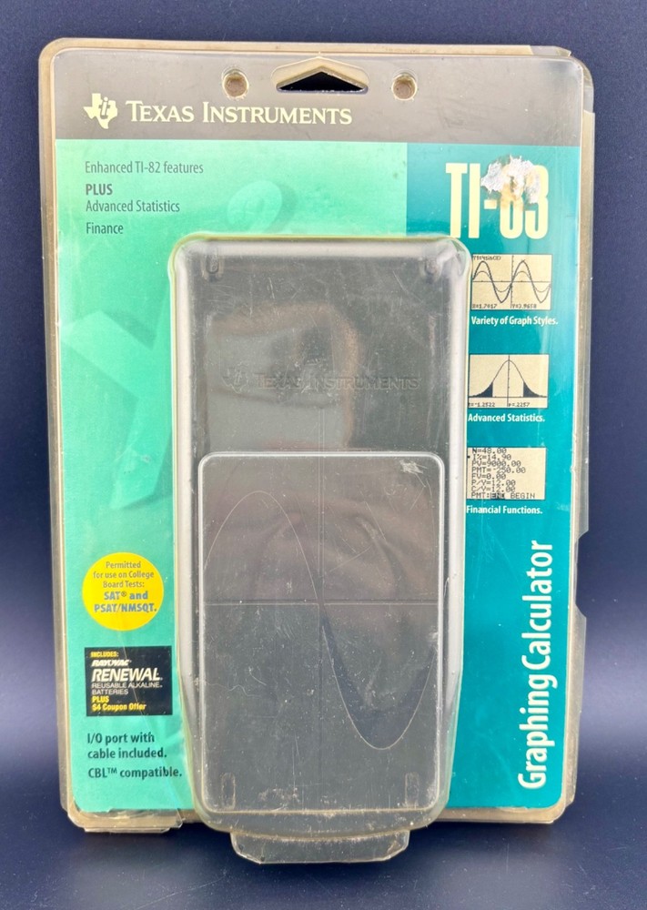Vintage TI83 Plus Graphing Calculator  1996