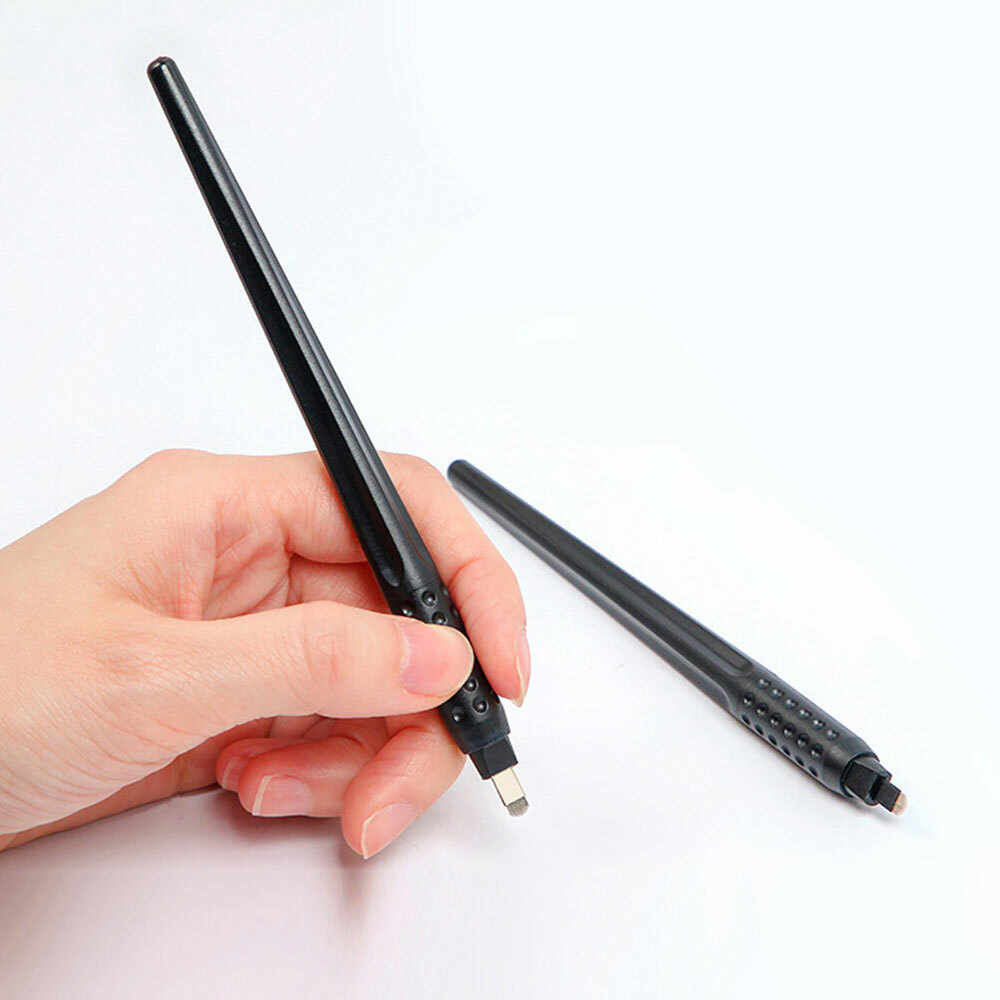 18 U Shape Microblading Disposable Pens Permanent Makeup Tattoo Eyebrow Needles