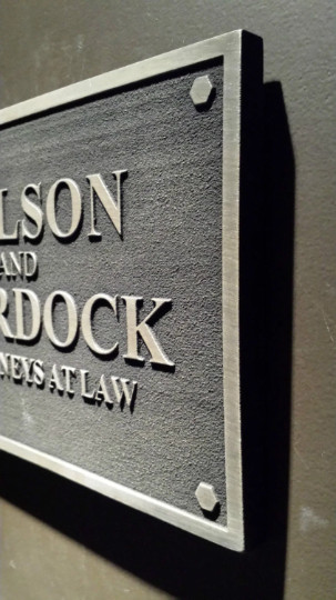 nelson and murdock daredevil plaque