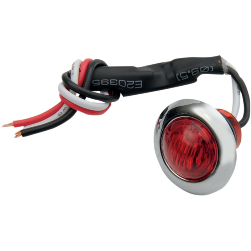 Pro-One Performance Mini Marker Light, Dual Function, Red LED, Red Lens | 402210