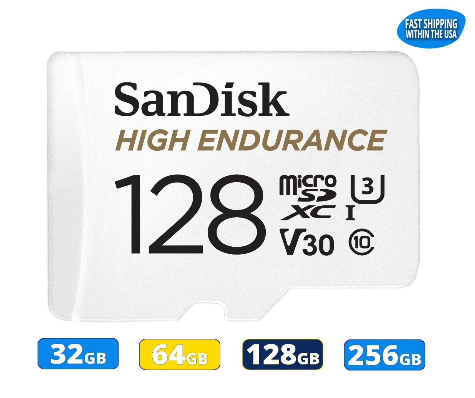 SanDisk High Endurance & Max Endurance 64GB 128GB 256GB MicroSD Memory Cards