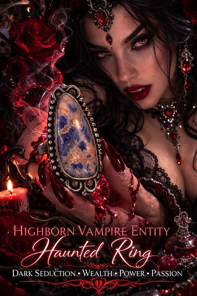 Highborn Vampire Entity Haunted – Dark Seduction Energy • Prosperity Ring🧲