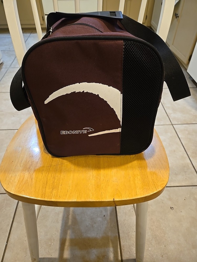 Ebonite Super Tote Bowling Bag Plum With Mesh Insert