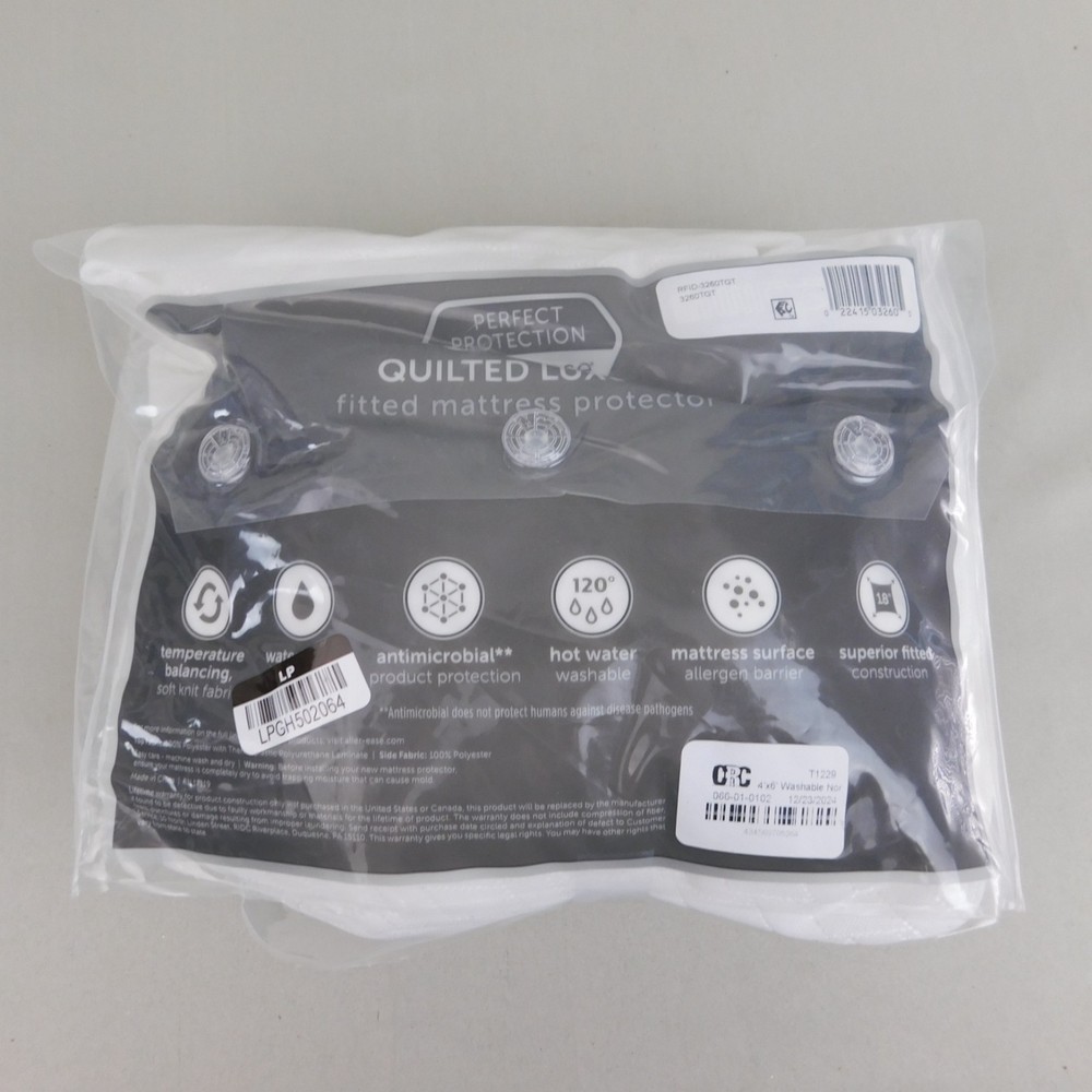 Allerease Perfect Protection Temperature Regulating Mattress Protector Twin C793