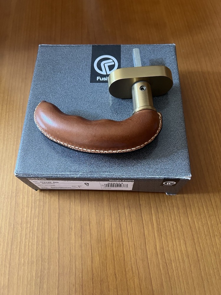Brown Brass Leather Coated Handle
